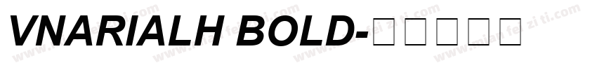 VnArialH Bold字体转换